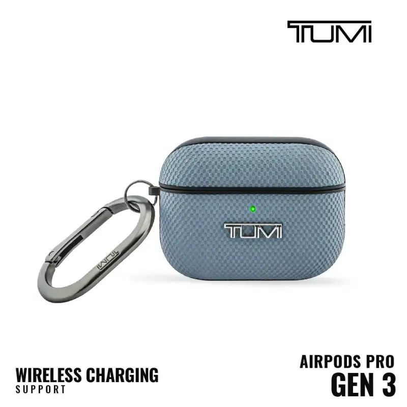 Jual Case For AirPods Pro 3 Tumi Embossed Ballistic Leather Di