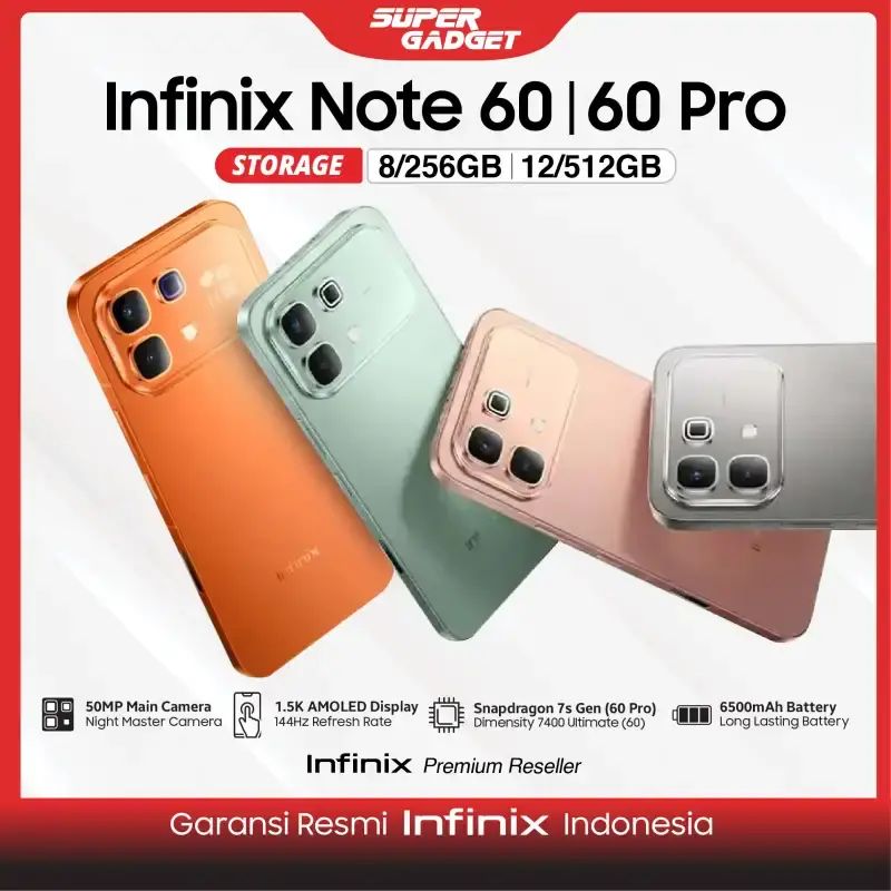 Jual Infinix Note 60 Pro Note60 5g 8/256 12/256 GB 8gb 12gb 256gb ...