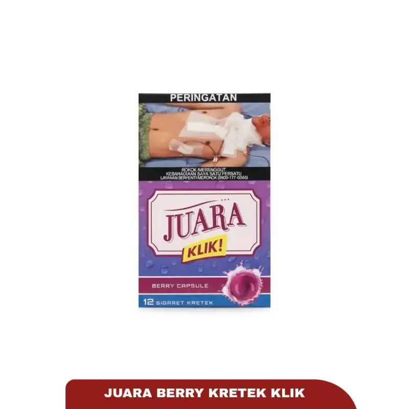 Jual Rokok Juara Klik Kretek Berry [ 12 Batang / 1 Slop ] Di Seller Dwb ...