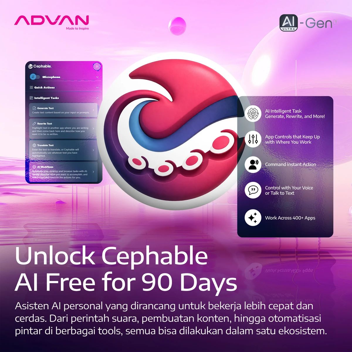 Promo [new Launch] Advan Ai Gen Ultra T | Ai Laptop Intel Core Ultra 5 ...