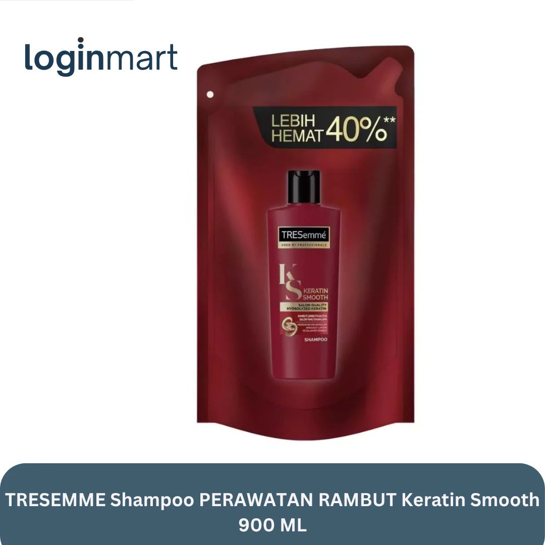 Jual TRESemme Shampoo Perawatan Rambut Keratin Smooth 900 Ml Di Seller ...