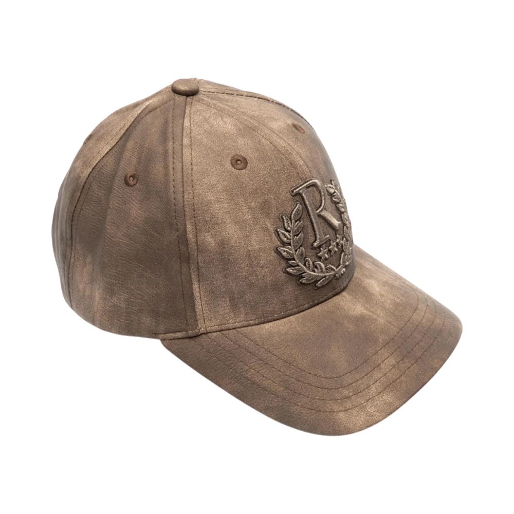 Promo Rucas Crown Dark Brown Leather Cap Diskon 28% Di Seller Voila.id ...