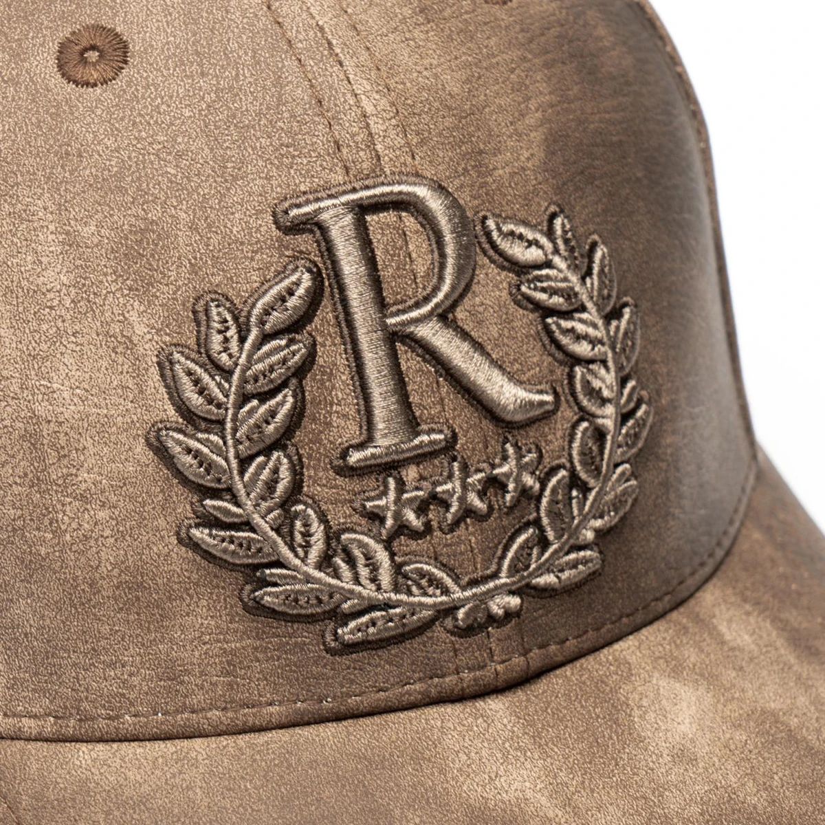 Promo Rucas Crown Dark Brown Leather Cap Diskon 28% Di Seller Voila.id ...