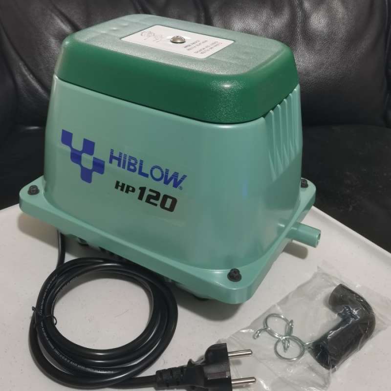 Pompa Ad Aria HiBlow HP-120 - 150 L/min, Silenziosa, Per Acquari, Laghetti O Ossigenazione