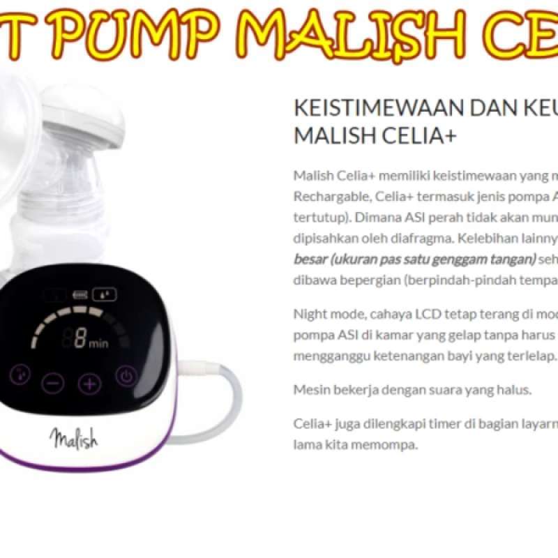 Jual Pompa Asi Malish Celia Plus Harga Termurah Dan Terlengkap 2024