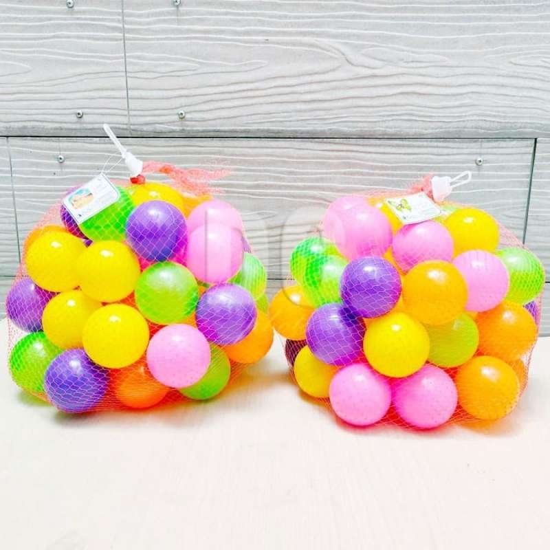 Jual Bola Plastik Isi 50pcs Mandi Bola Warna Warn…