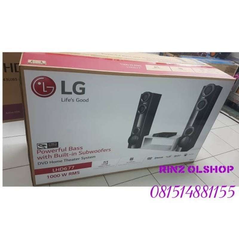 Promo Home Theater Lg Lhd677 Powerful Base With Subwoofers 4.2Ch