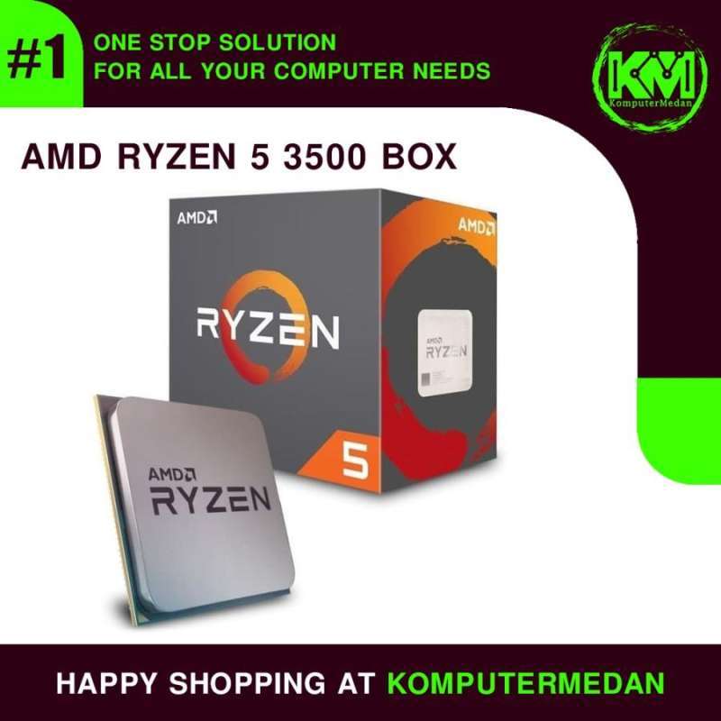 Jual Processor AMD Ryzen 5 3500 Box di Seller KomputerMedan Official ...