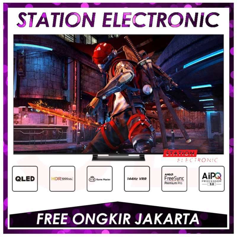 Jual Tcl 55c745 Qled 4k Uhd Google Tv 55 Inch C745 Smart Tv Hdr10+ Vrr ...
