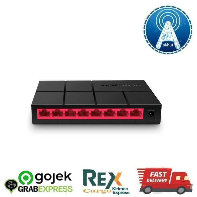 Promo Mercusys MS108G 8 Port 1000Mbps Gigabyte Desktop Switch Diskon 23 ...