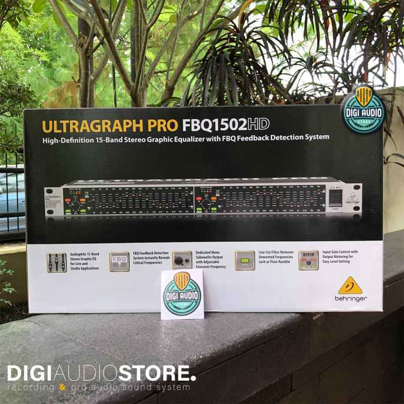 Jual Behringer FBQ1502HD Ultragraph Pro Graphic Equalizer 2 x 15 Band