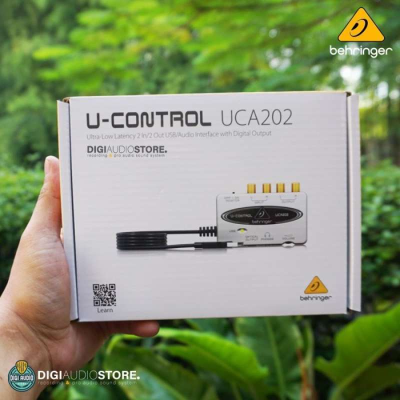 Jual Soundcard BEHRINGER UCA202 Adapter Converter Jack RCA to USB