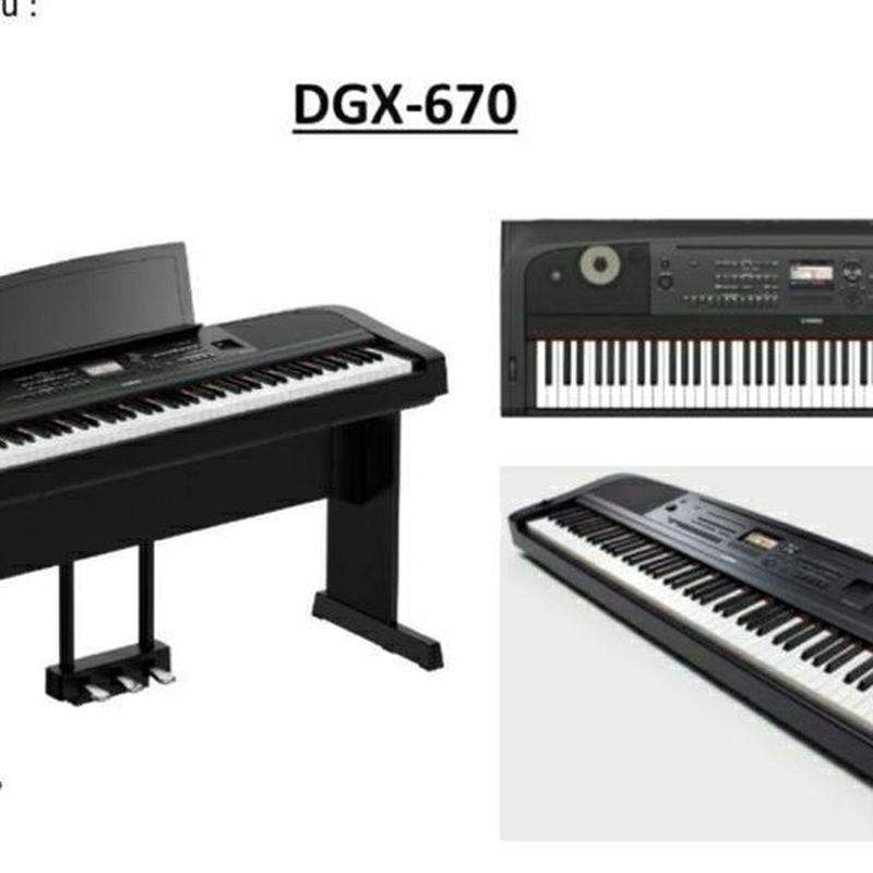 Jual Yamaha Portable Grand Piano Dgx670 / Dgx670 / Dgx 670 With 3
