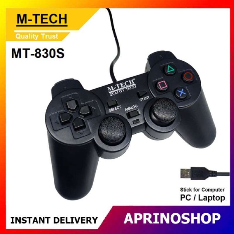 PS2 Style Wireless USB Gamepad For PC & Android - Black, 1 Controller