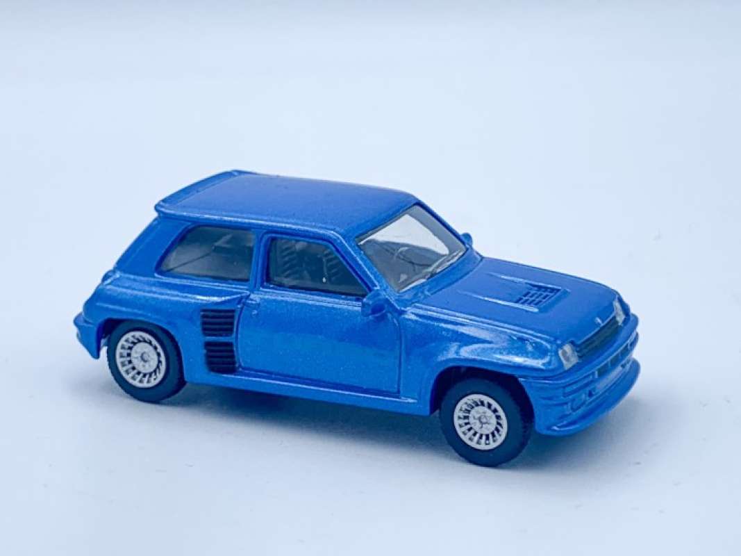 Renault SuperCinq GT Turbo phase 2 1988 bleue Norev 1/43ème