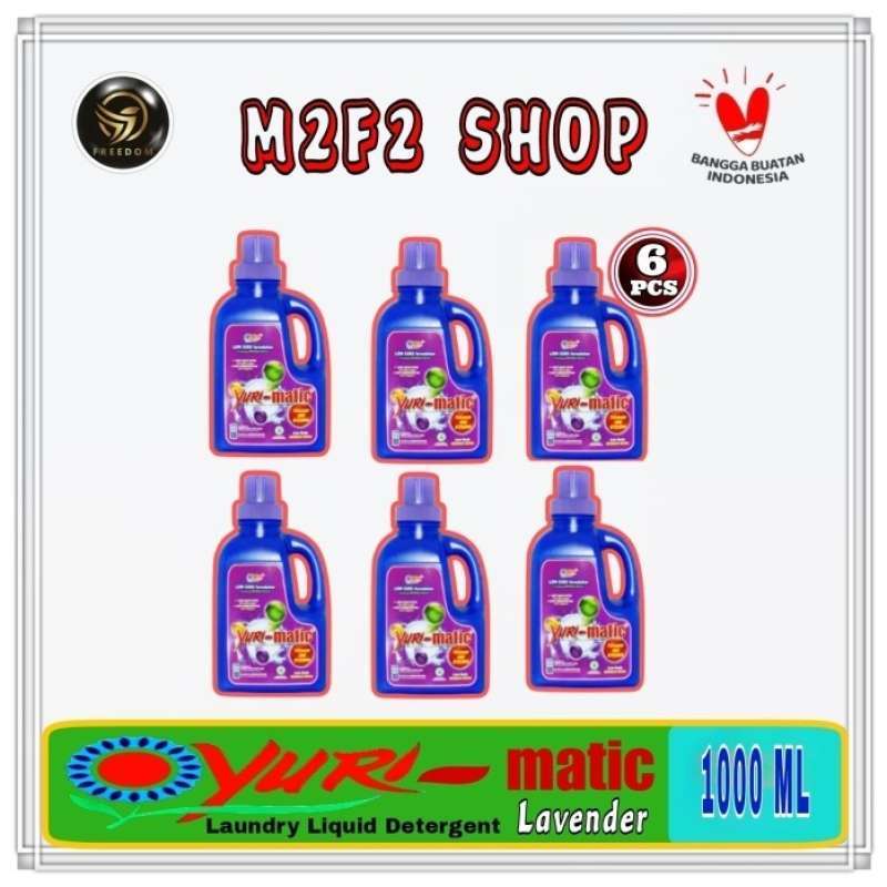 Jual Yuri Matic Laundry Liquid Detergent Lavender 1000 ml 1 kg