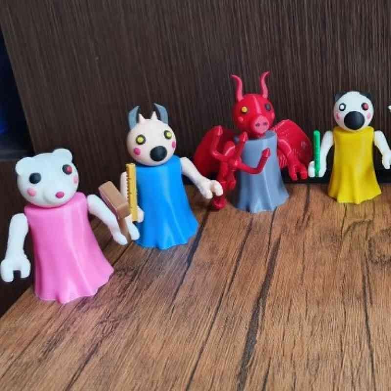 Jual Angel Piggy Dan Devil Piggy With Friends Roblox Fullset Figure Di ...