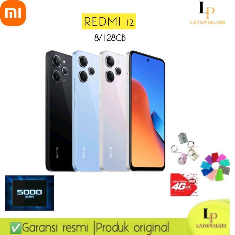 Jual Xiaomi Redmi 12 8/128gb Garansi Resmi Indonesia - Gray Di Seller ...