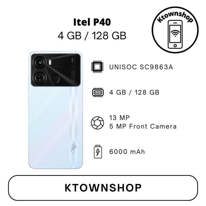 Jual ITEL P40 4/128 GB Garansi Resmi di Seller Ktownshop - Semolowaru ...