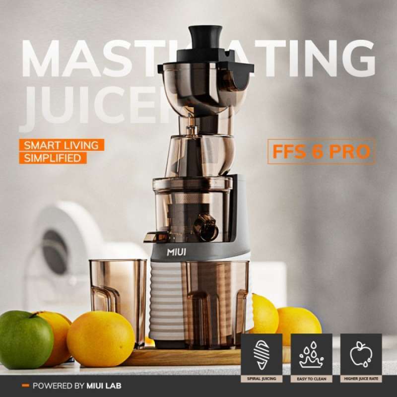 Promo Miui Cold Press Juicer 32M00 Slow Masticating 7 Stage 250W Bpa
