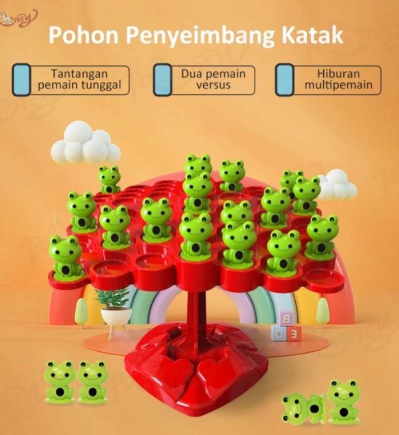 Promo Mainan Tree Frog Balanced Pohon Katak Keseimbangan Diskon 9% Di