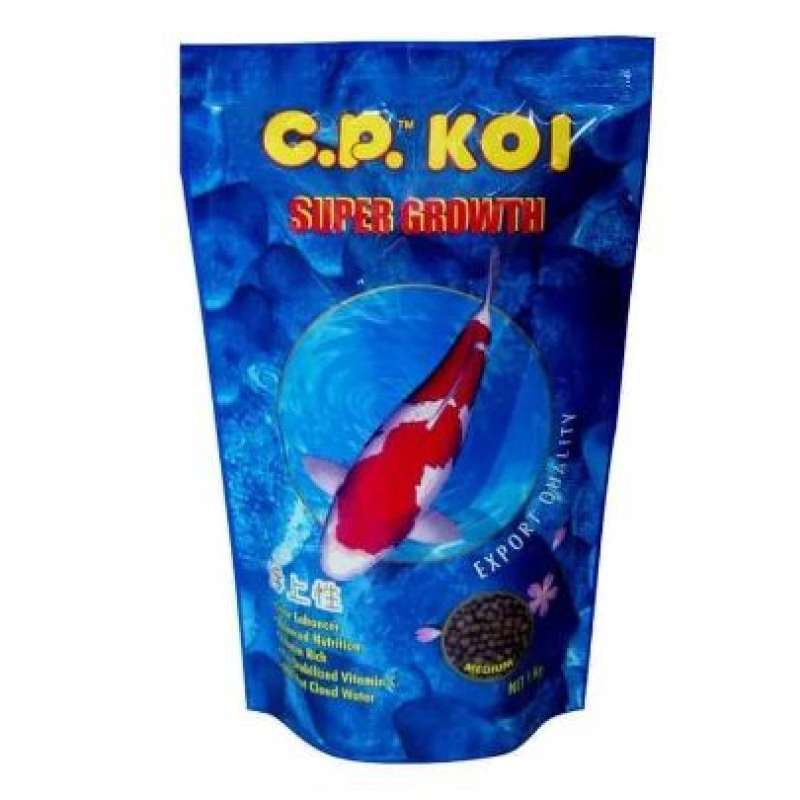 Promo Cp Koi 1kg Makanan Ikan Hias 2mm 5mm Kolam Diskon 5% Di
