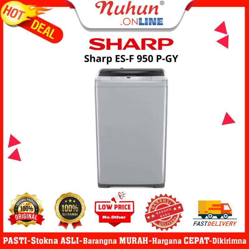 Sharp F950 Jual MESIN CUCI SHARP ES-F 950 P-GY TOP LOADING di Seller Nuhun.Online ...