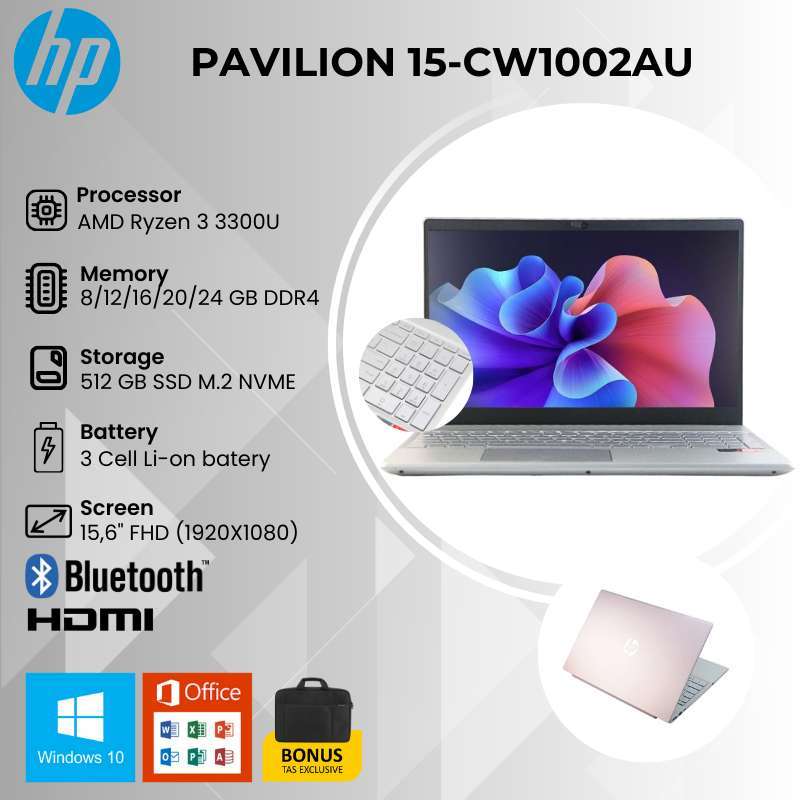 【新品未開封】HP Pavilion 15-eh1074AU Ryzen3 HP Pavilion 15 - Ryzen 5 5625U · RX Vega 7 15W · 15.6”, Full HD