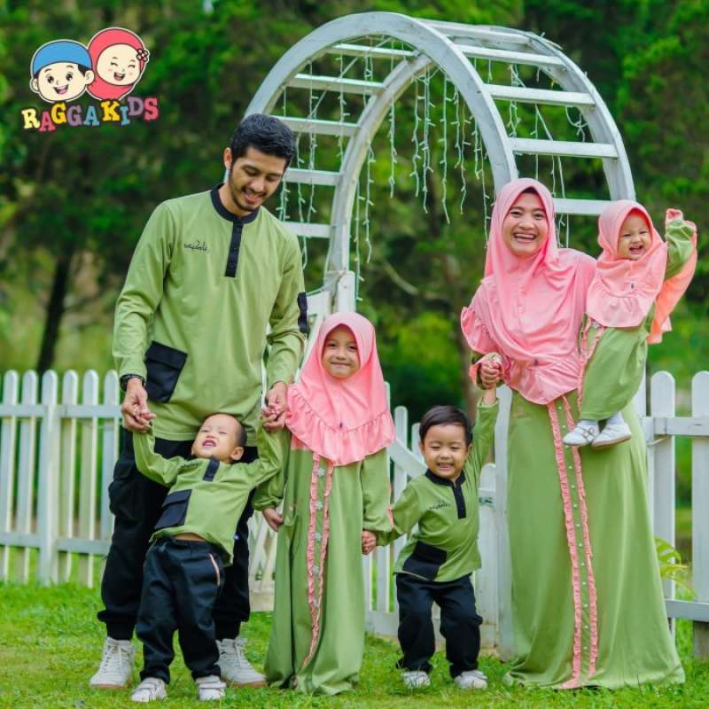 Promo Baju Muslim Family Set Sarimbit Couple Keluarga Raggakids