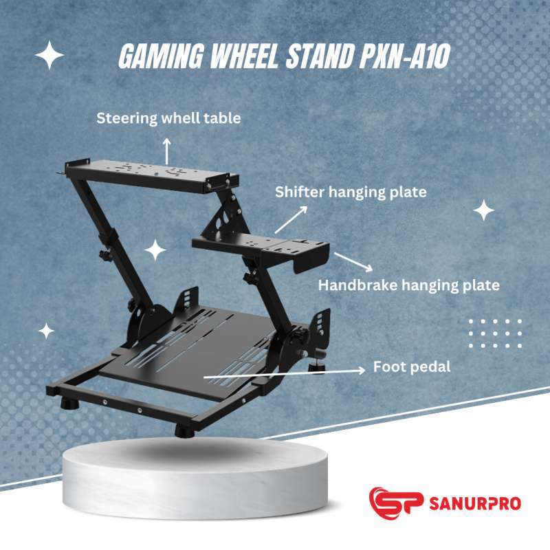 Jual Gaming Wheel Stand Pxn A10 Gaming Racing Wheel Foldable Stand Di ...