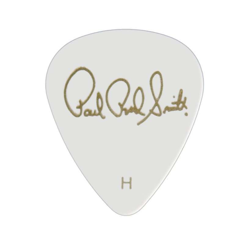 Promo Prs Guitar Solid White Pick Guitar Dozen ( 12pcs) Diskon 23% Di