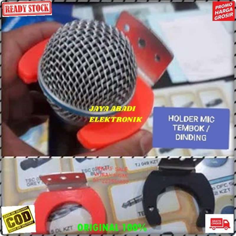 Promo Stand Mic Tembok Besi Holder Mik Mikropon Standing Microphone Diskon 50 Di Seller