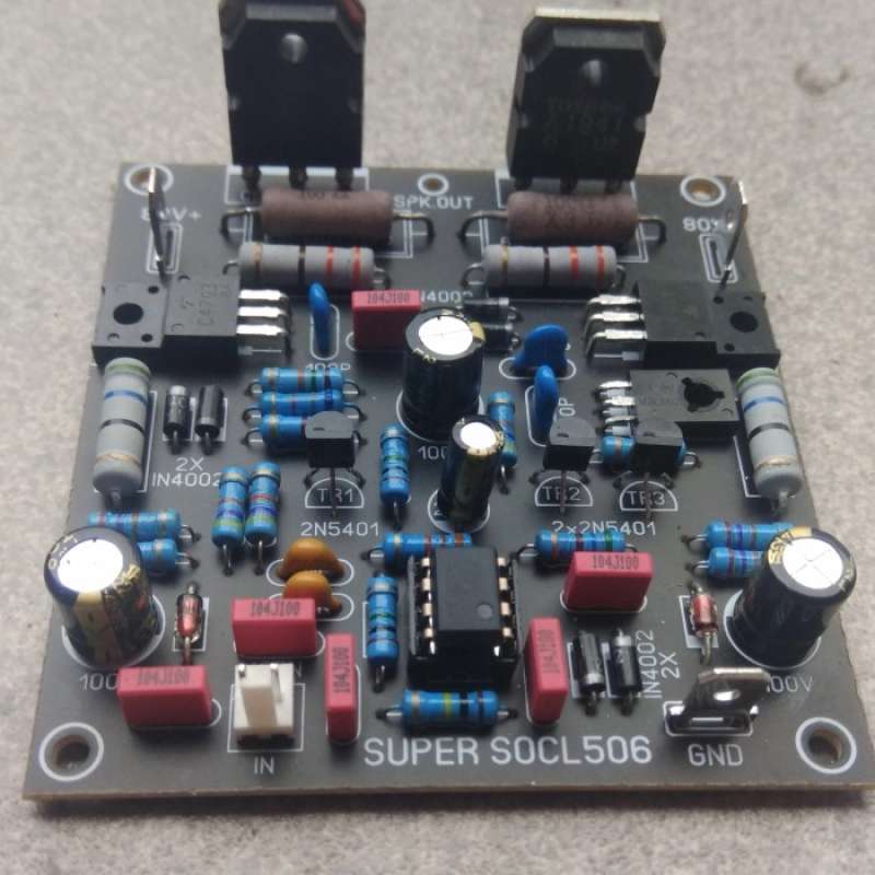 Jual Driver Power Amplifier Socl 506 Tef Single Layer Semi Fiber Sudah