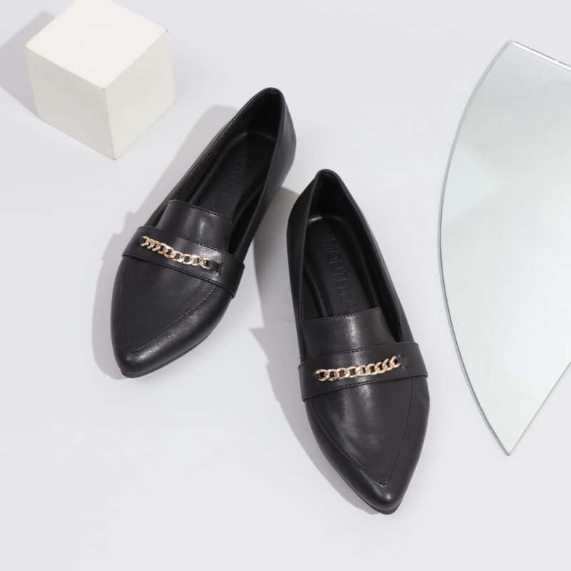 Jual Montella Larisa Sepatu Flat Shoes Wanita Hitam 37 Di Seller
