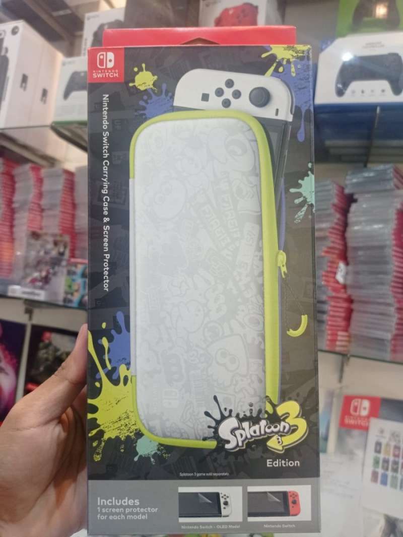 Jual Nintendo Switch V1 V2 Oled Carrying Case Tas Bag Splatoon 3 ...