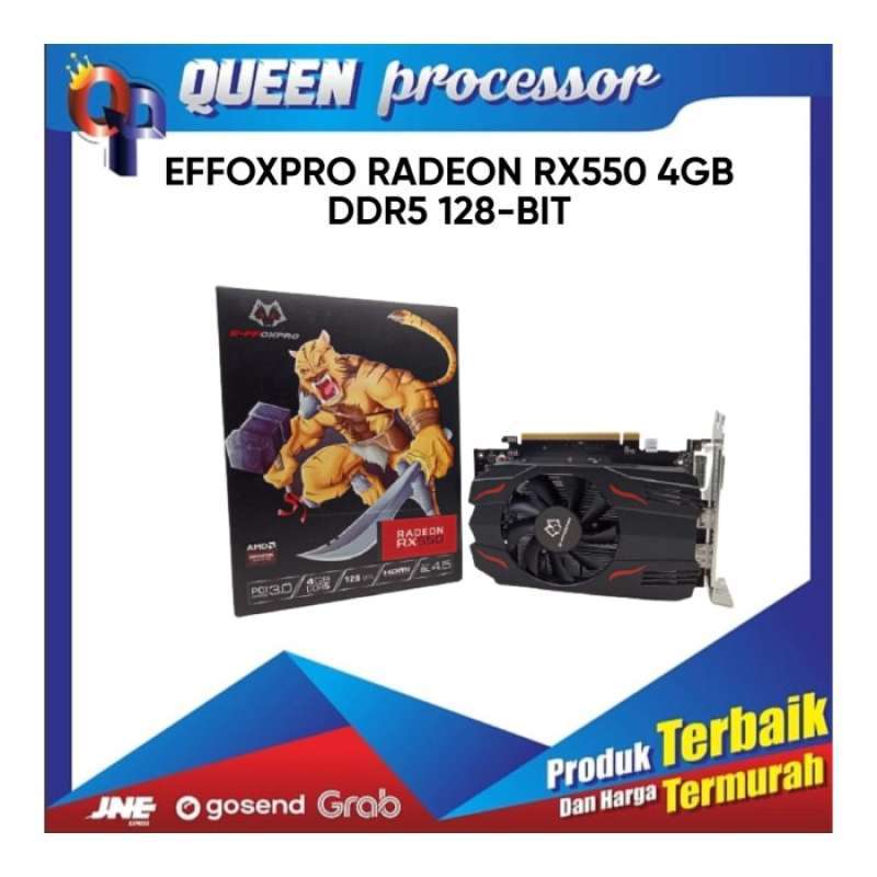 Jual Vga Effoxpro Amd Radeon Rx 550 4gb Ddr5 128-bit Rx550 Garansi 2 ...