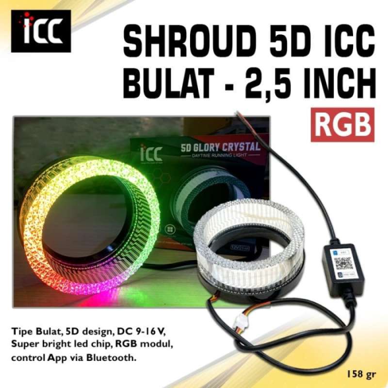Promo Shroud 5d Rgb Matrix Lazy Custom Crystal Angel Eyes Model I5-o ...