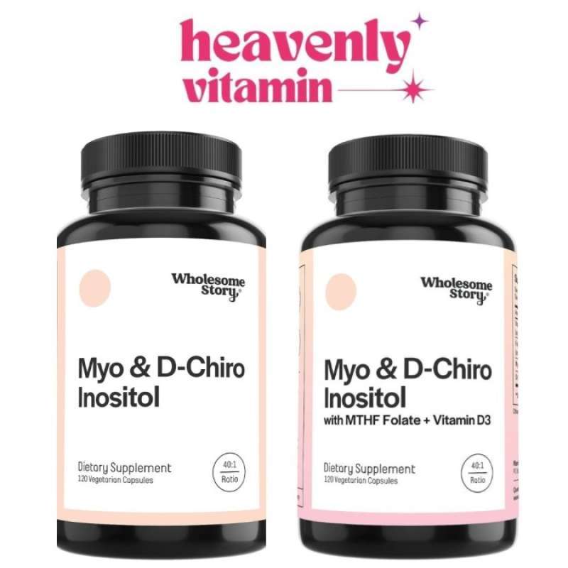 Promo Myoinositol & Dchiro Inositol 120 Capsules Wholesome Story