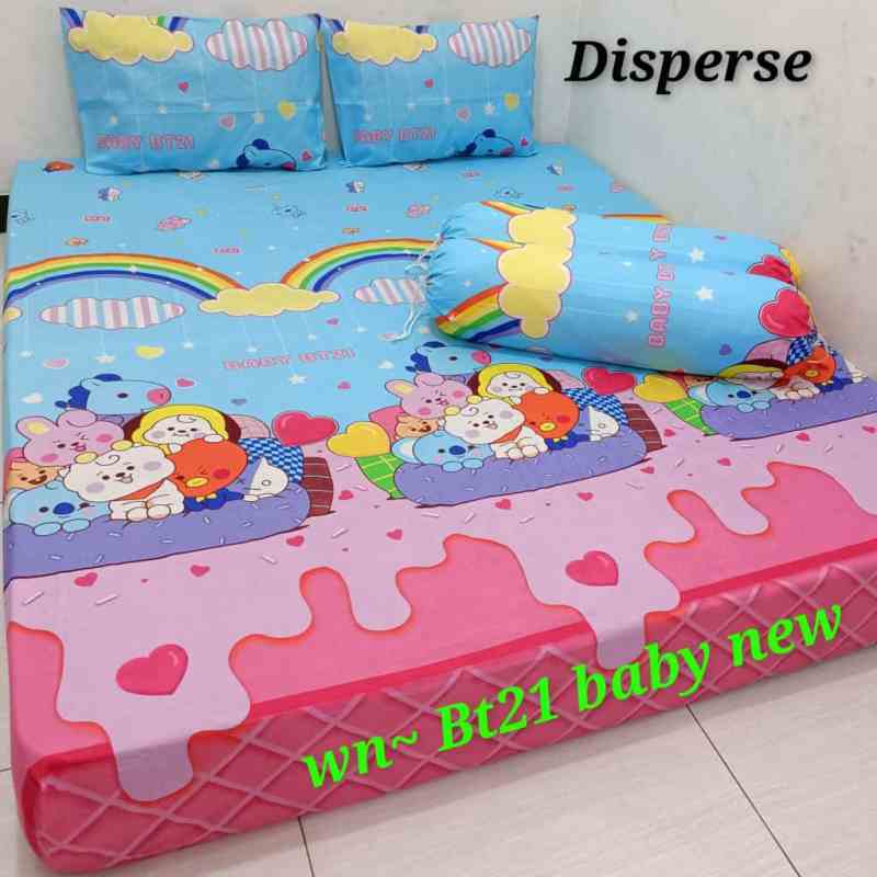 Jual Home Sprei Motif Bts Baby New Set Sarban Sargul 160 X 200