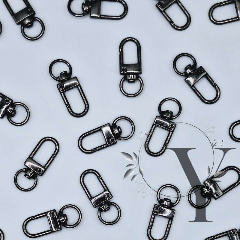 160PCS Swivel Snap Hook Set - 40PCS Swivel Lobster Clasp, Key Rings With Chain, Jump Rings And Screw Eye Pins For Keychain Lanyard, Crafts