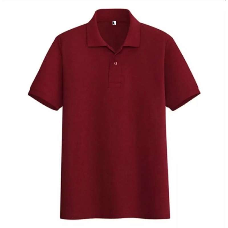 Polo shirt merah maroon outlet