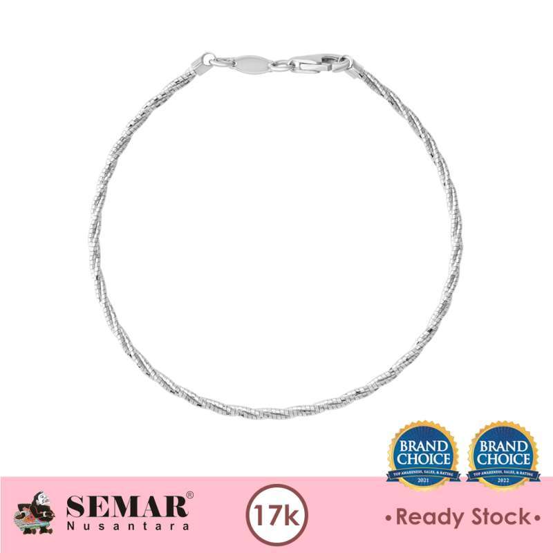 Jual Gelang Emas Choker White Gold 17k Semar Nusantara Di Seller
