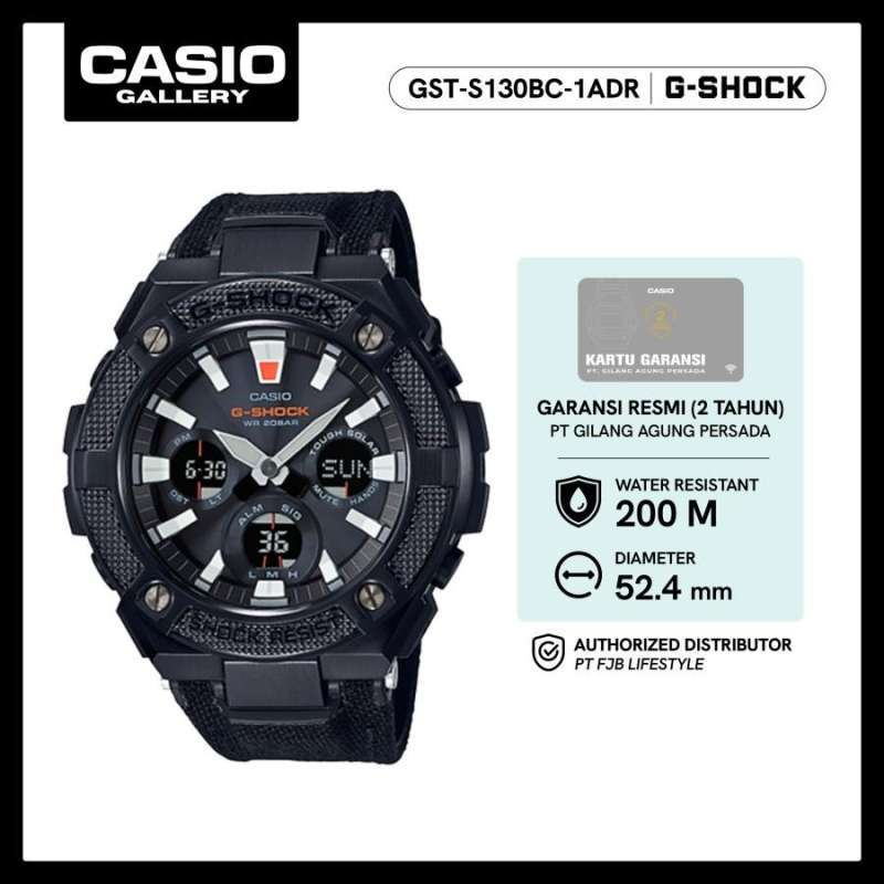 Promo G-Shock Jam Tangan Pria Gst-s130bc-1adr Original Analog