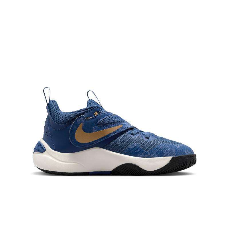 Nike Team Hustle D 11 Big Kids Basketball Shoes Blue (FZ8463-400)