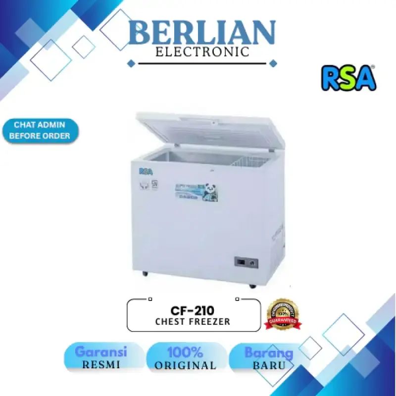 Freezer Rsa Cf 210 Promo Rsa Cf-210 Chest Freezer Box Cf 210 200 Liter Barang Baru Dan ...