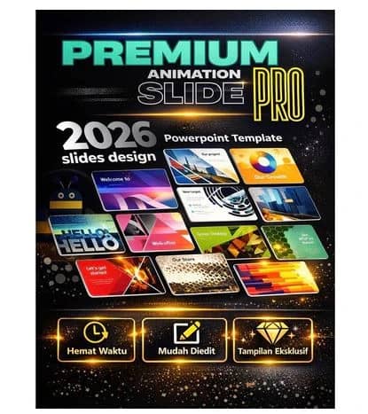 Promo Powerpoint Template Premium Pro Animasi Slide Presentasi Template ...