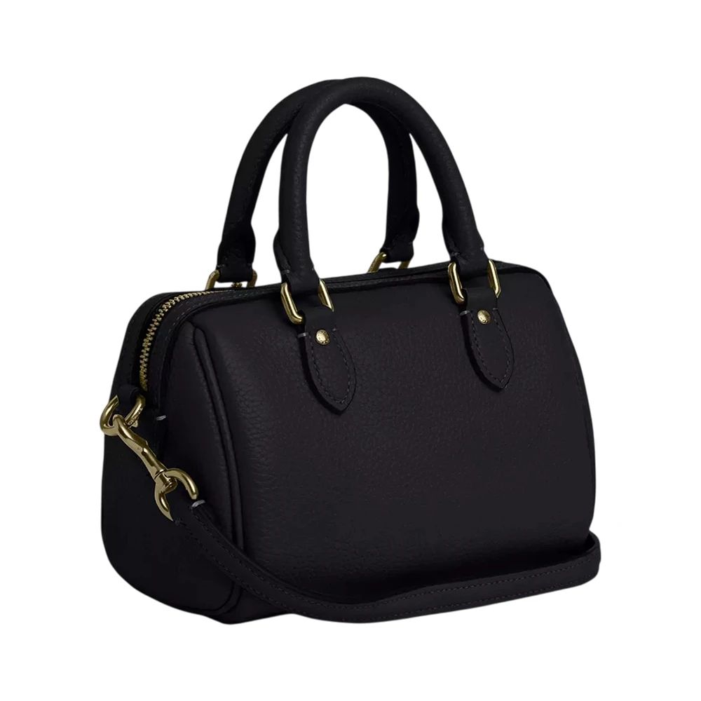 Promo Coach Mini Rowan Crossbody Pebble Leather Black Ghw Diskon 27% Di ...