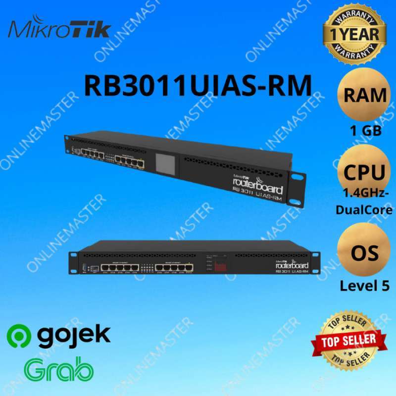 Promo RB3011UIAS-RM Routerboard Mikrotik Diskon 23% di Seller Tikno ...