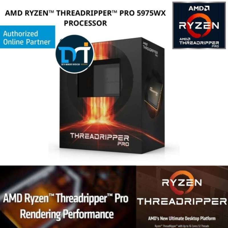 Promo AMD Ryzen Threadripper PRO 5975WX Processor AMD I 24 Core 48 ...