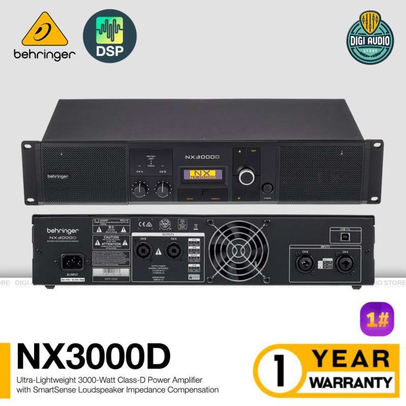 Jual Speaker Power Amplifier 2 Channel 3000 Watt Class D Built in DSP